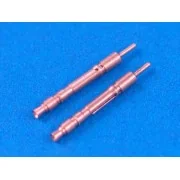 Set of Barrels for German Tank MG 34 machine guns - Aber Models 35 ...