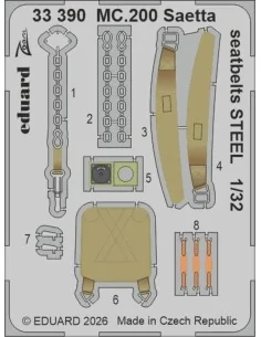 MC.200 Saetta for Italeri, 1/32 - Eduard Accessories BIG33175