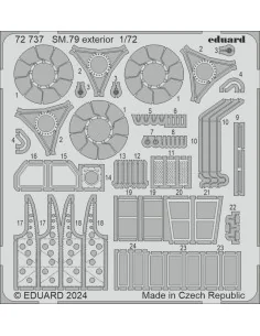 SM.79, 1/72 - Eduard Accessories BIG72181 2
