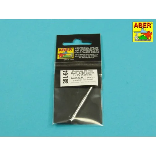 German 50mm KwK 38 L/42 Barrel For Pz.Kpfw.III.Ausf.G,H,J (early) -...