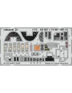 TBF-1C for Hobby Boss, 1/72 - Eduard Accessories BIG72191 2