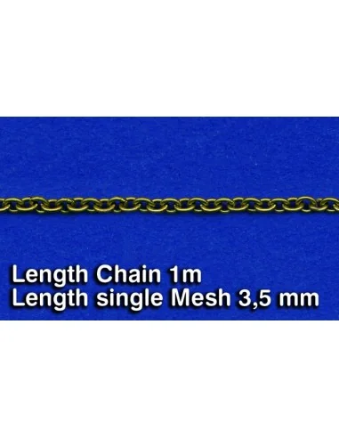 Metal Chain (F) Length single Mesh 3, 5 mm - Royal Model RM521