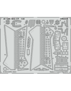 MiG-17F 1/48 AMMO, 1/48 - Eduard Accessories BIG49383 2