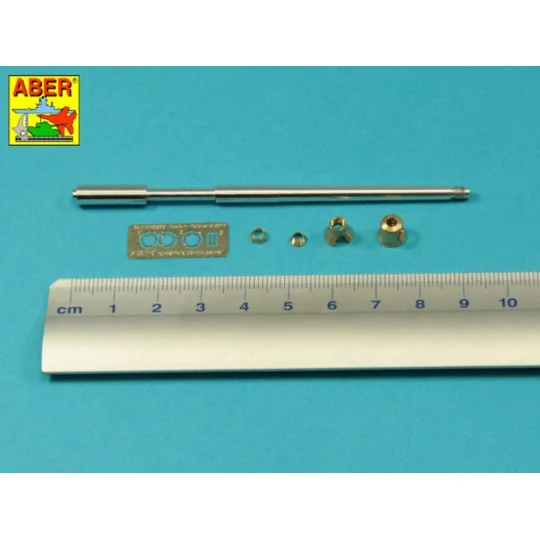Germ.75mm barrel for KwK40L/43 with early model muzzle brake for Pz...