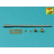 Germ.75mm barrel for KwK40L/43 with early model muzzle brake for Pz...