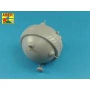 Set of 2 Barrels for German machine guns MG34, 1/35 - Aber Models 3...