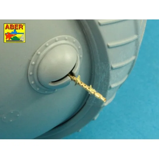 Set of 2 Barrels for German machine guns MG34, 1/35 - Aber Models 3...