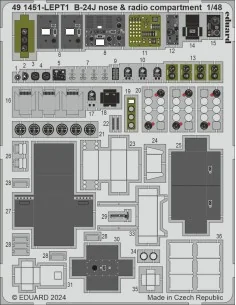 B-24J PART I HOBBY BOSS, 1/48 - Eduard Accessories BIG49423 2