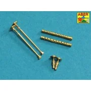 Set of 2 Barrels for German machine guns MG34 - Aber Models 35 L-070