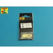 Set of 2 Barrels for German machine guns MG34, 1/35 - Aber Models 3...