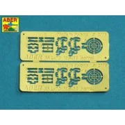 Set of 2 Barrels for German machine guns MG34 - Aber Models 35 L-070