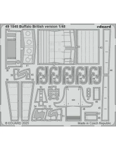 Buffalo British version for Tamiya, 1/48 - Eduard Accessories BIG49463 2