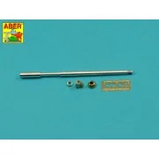 Germ.75mm barrel single baffle muzzle for Pz VI F2 - Aber Models 35...
