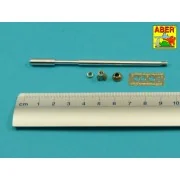 Germ.75mm barrel single baffle muzzle for Pz VI F2, 1/35 - Aber Mod...