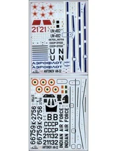 Antonov An-32 Soviet transport aircraft, 1/72 - Amodel AMO7296 2