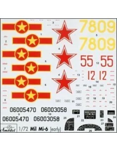 Mil Mi-6 Soviet helicopter, early, 1/72 - Amodel AMO72119 2