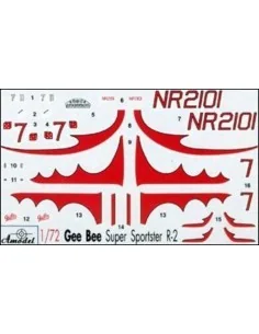 Gee Bee Super Sportster R2 Aircraft, 1/72 - Amodel AMO72114 2