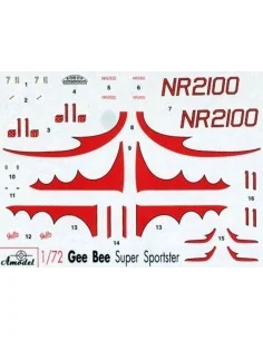 Gee Bee Super Sportster R1 Aircraft, 1/72 - Amodel AMO7267 2