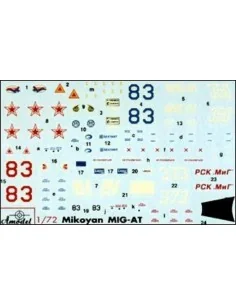 MiG-AT (late) Russian modern trainer air, 1/72 - Amodel AMO72128 2