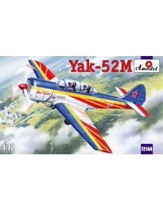 Yak-52M two-seat sporting aircraft, 1/72 - Amodel AMO72144