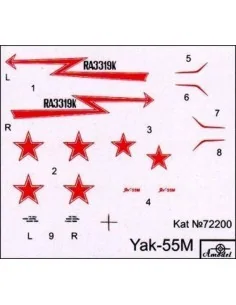 Yak-55M Soviet aerobatic aircraft, 1/72 - Amodel AMO72200 2