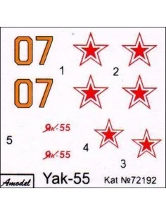 Yak-55 Soviet aerobatic aircraft, 1/72 - Amodel AMO72192 2