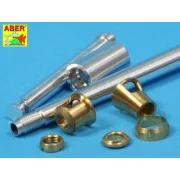 German 88 mm Barrel with late muzzle for Tiger I late - Aber Models...