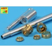 German 88 mm Barrel with late muzzle for Tiger I late - Aber Models...