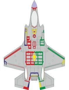 F-35A RAM panels early 1/72 TAMIYA, 1/72 - Eduard Accessories CX654 2