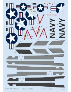 F-4B NAVY for TAMIYA, 1/48 - Eduard Accessories D48093