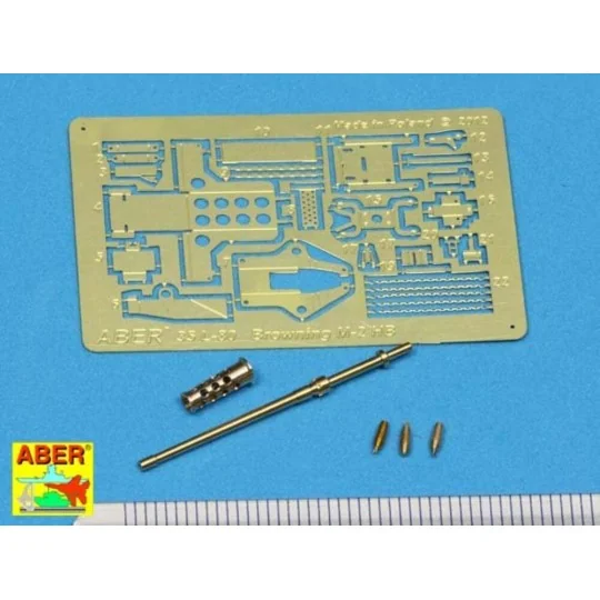 Barrel for M2 Browning '50 in (12, &mm), 1/35 - Aber Models 35 L-080