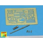Barrel for M2 Browning '50 in (12, &mm), 1/35 - Aber Models 35 L-080