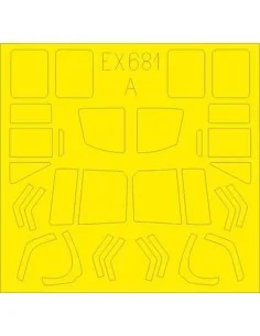 UH-1N Tface for Kitty Hawk, 1/48 - Eduard Accessories EX681