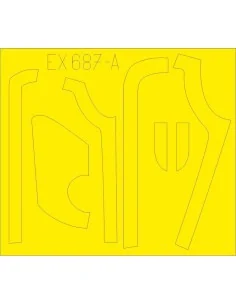 B-17G antiglare panels (DL & BO production) for HKM, 1/48 - Eduard ...