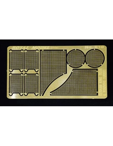 Engine grill screen Tiger II, 1/35 - Royal Model RM610