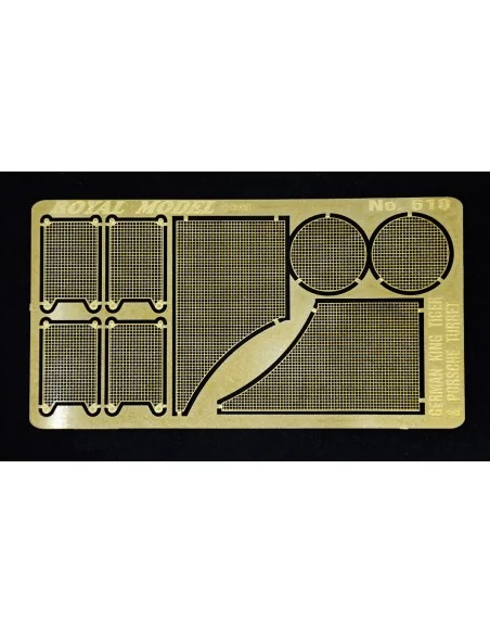 Engine grill screen Tiger II, 1/35 - Royal Model RM610