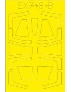 F-104DJ TFace 1/48 for KINETIC, 1/48 - Eduard Accessories EX748 2