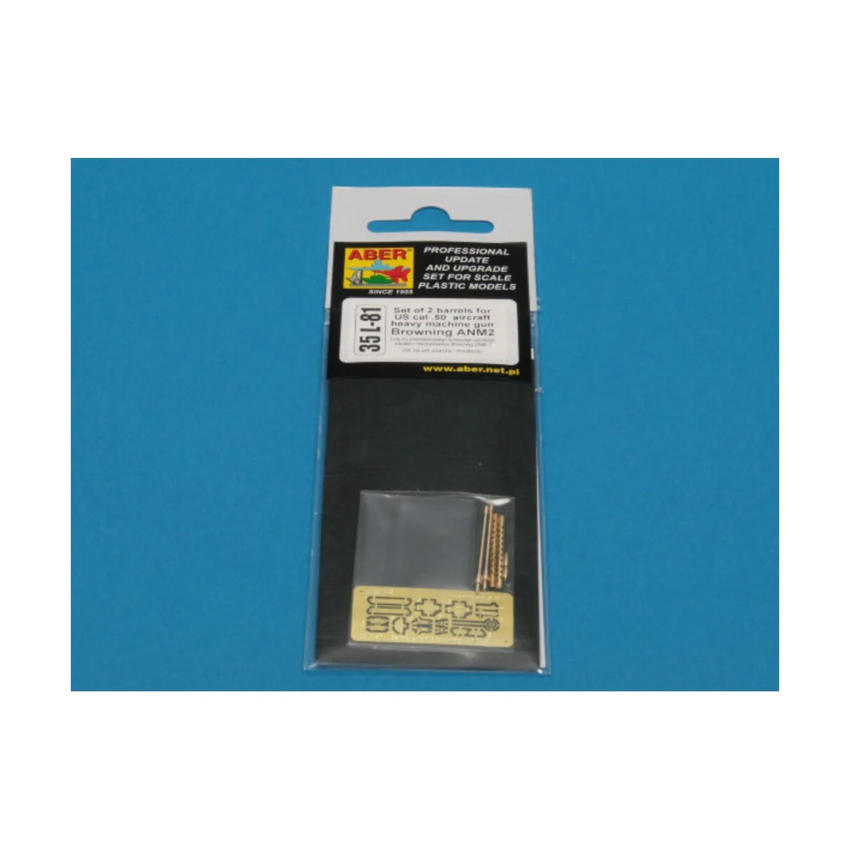 Two barrels to Browning ANM2, 1/35 - Aber Models 35 L-081