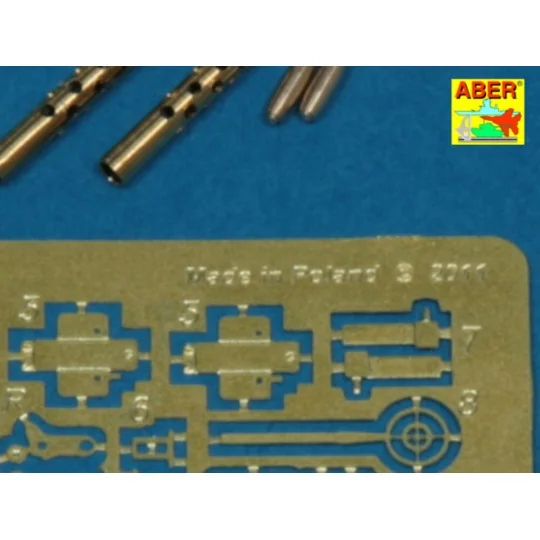 Two barrels to Browning ANM2, 1/35 - Aber Models 35 L-081