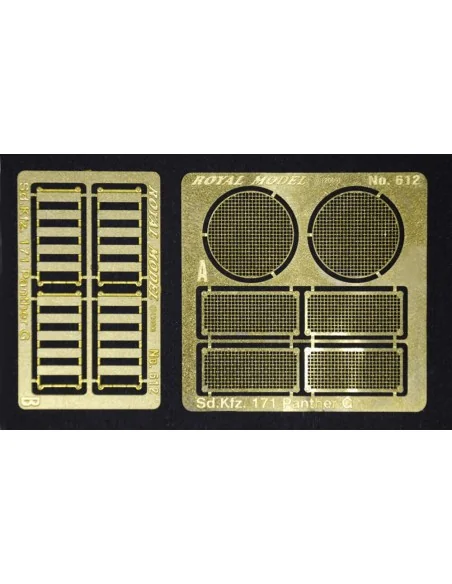 Engine grill screen Pantehr G, 1/35 - Royal Model RM612