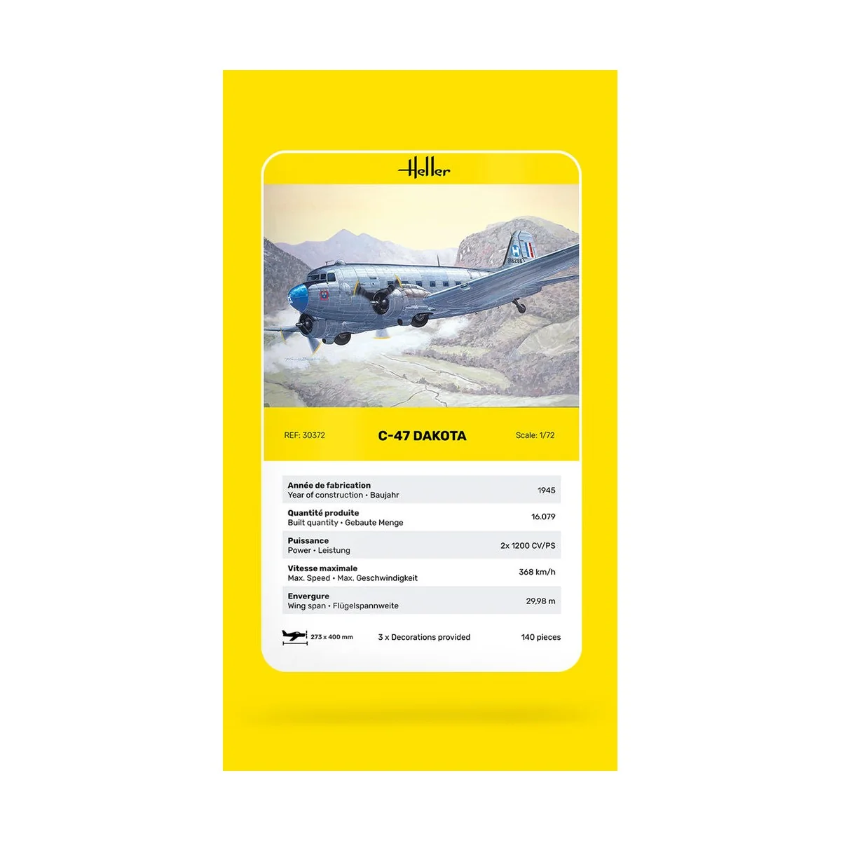 C-47 Dakota - Heller 30372