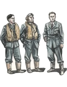 Barracuda Crew Members-Standing (3 fig.), 1/72 - CMK 129-F72326 2