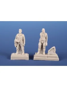 Bf 109E ace A. Galland and mechanic, 1/72 - CMK 129-F72369
