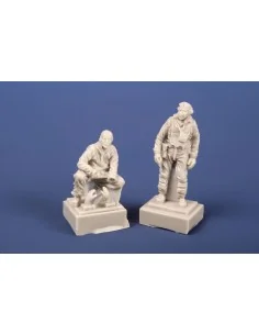 US Navy F6F Hellcat Pilot and Mechanic, 1/72 - CMK 129-F72371 2