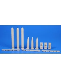WWII German Torpedo Type G7a (3 pcs), 1/72 - CMK 129-N72026 2