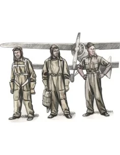 Czechoslovak pre-WWII pilots, (3 fig), 1/72 - CMK 129-F72325 2