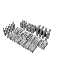 U-Boot VII-IX Ammo and Food Supplies, for Revell, 1/72 - CMK 129-N7... 2