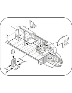 Avro Lancaster MkI/III-Interior set f.Ai, 1/72 - CMK 129-7287 2