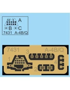 A-4B/Q Skyhawk Interior, 1/72 - CMK 129-7431 2