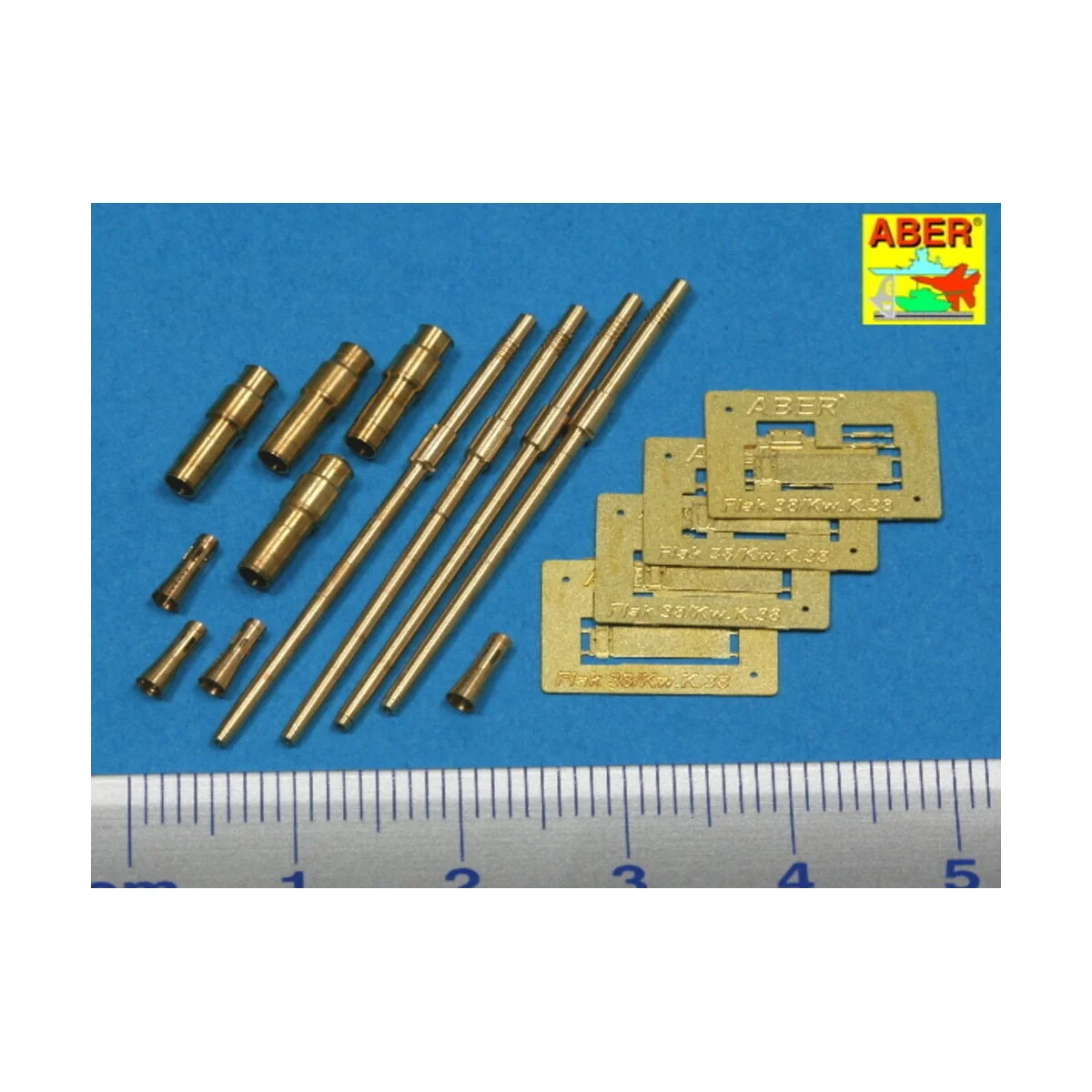 Flakvierling 38 barrel set, 1/35 - Aber Models 35 L-087 Flakvierling 38 barrel set, 1/35 - Aber Models 35 L-087